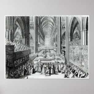Coronationen av kungen James II c.1685 Poster
