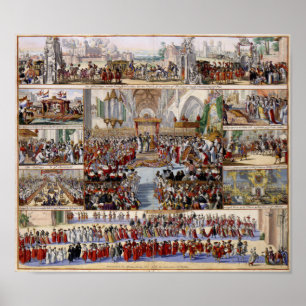 Coronationen av kungen William III och drottning Poster