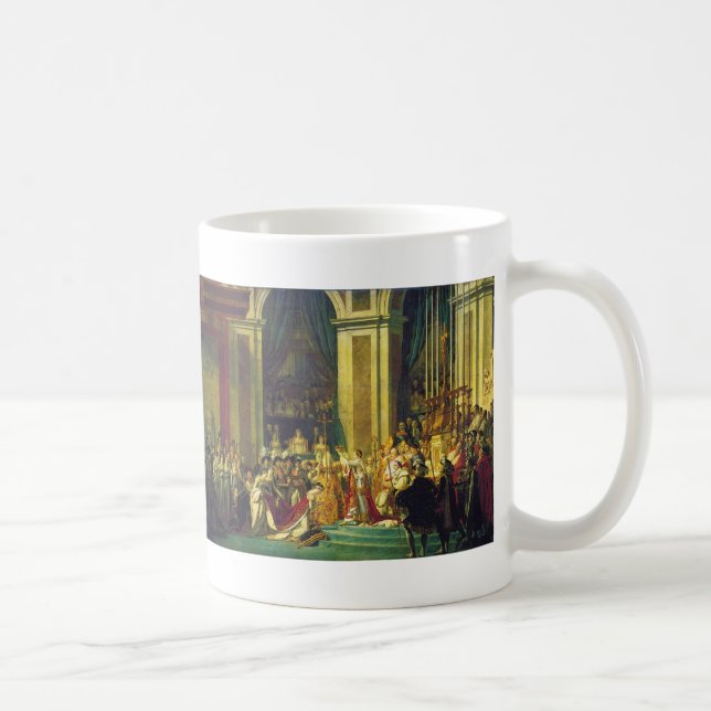 Coronationen av Napoleon av Jacques Louis David Kaffemugg (Höger)