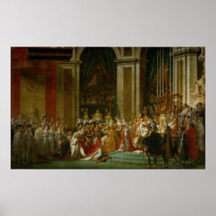 Coronationen av Napoleon Poster