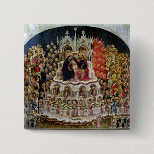 Coronationen av oskulden i paradis, 1438 knapp