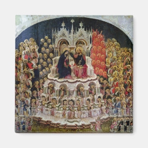 Coronationen av oskulden i paradis, 1438 magnet