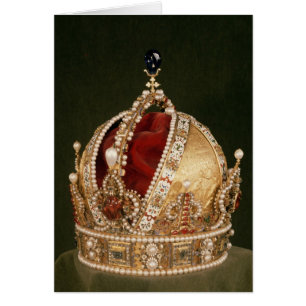 Coronationkrona av Rudolph II, c.1576 Hälsningskort