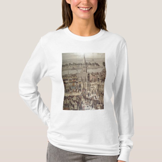 Coronationprocessionen av kungen Edward VI Tee Shirt (Framsida)