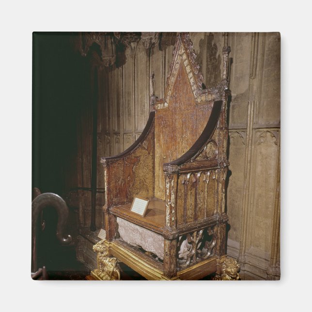 Coronationsstol för Edward I av Walter Magnet (Framsidan)