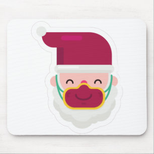 Coronavirus ansikte mask, Santa julafton Musmatta