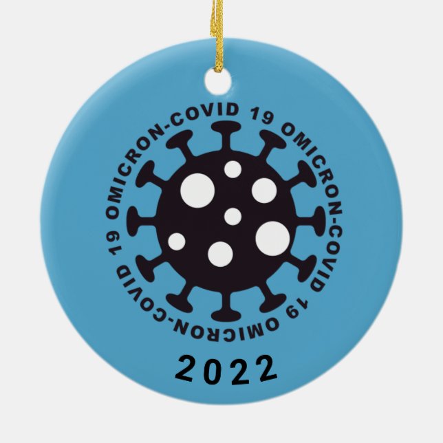 Coronavirus Covid19 Omicron variant Ornament (Baksidan)