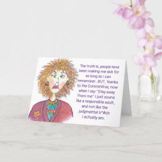 CoronaVirus Humor Kort