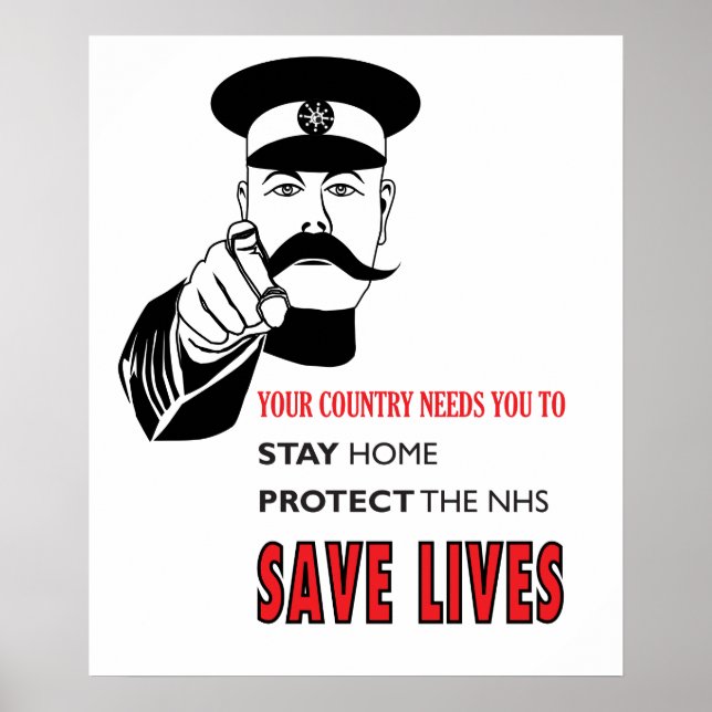 Coronavirus Lord Kitchener Poster (Framsidan)