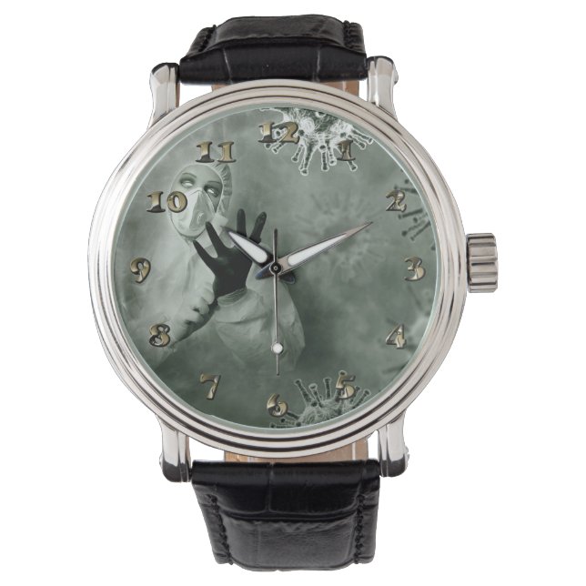 Coronavirus Nurse Armbandsur (Framsida)