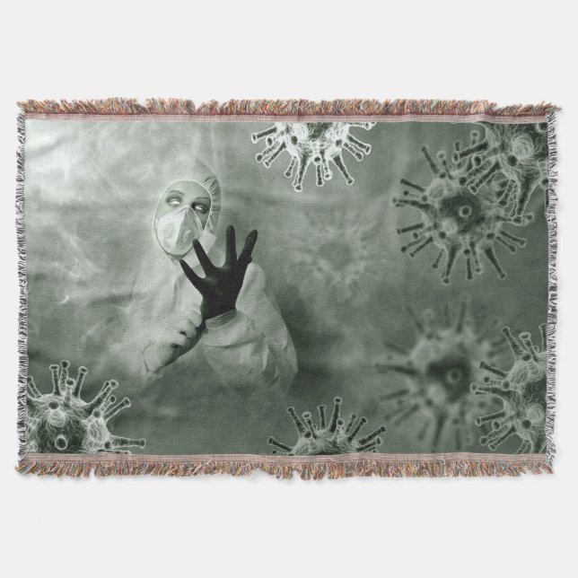 Coronavirus Nurse Filt (Framsidan)