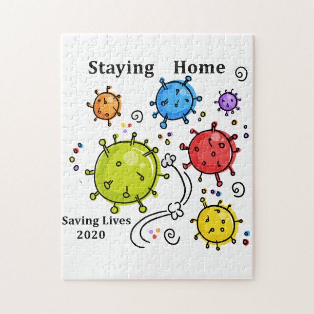 Coronavirus Puzzle Pussel (Vertikal)