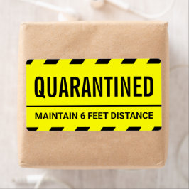 Coronavirus Self Isolation Quarantine Fraktsedel