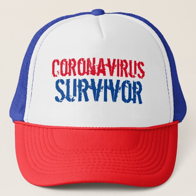 Coronavirus Survivor Truckerkeps (Framsida)