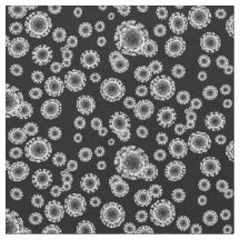 Coronavirus - svartvitt