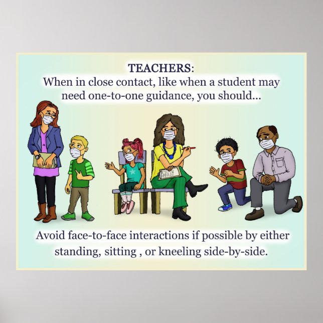 Coronavirus Teacher Poster (Framsidan)