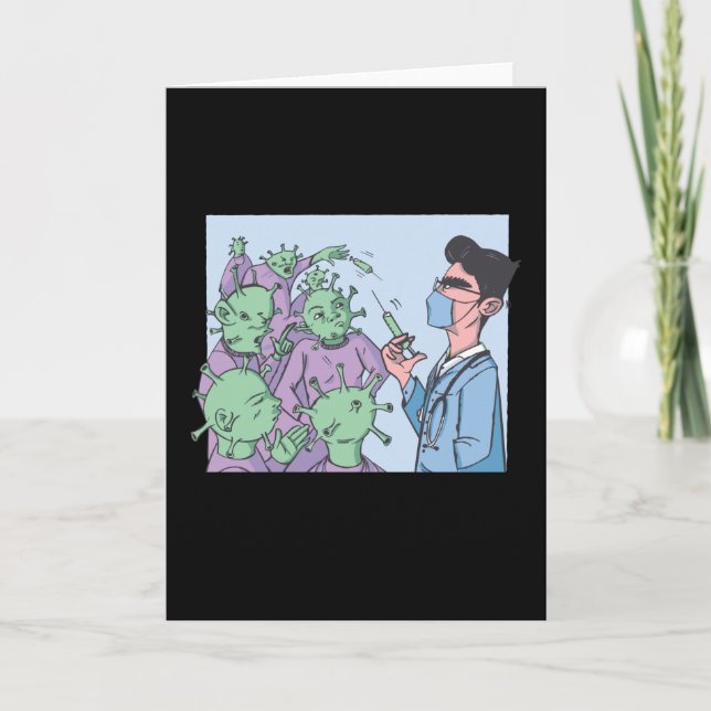 Coronavirusvaccin Kort (Framsida)