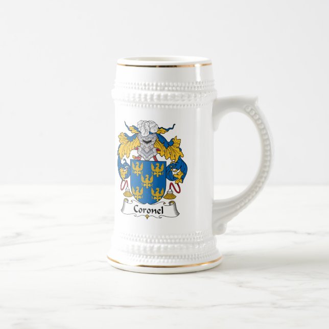 Coronel familjvapensköld sejdel (Höger)