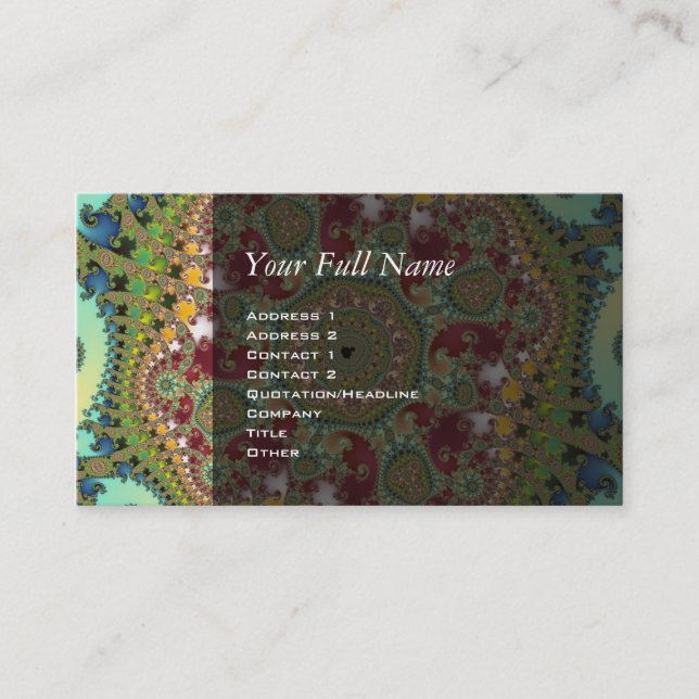 Coronel - Fractal Visitkort (Framsida)