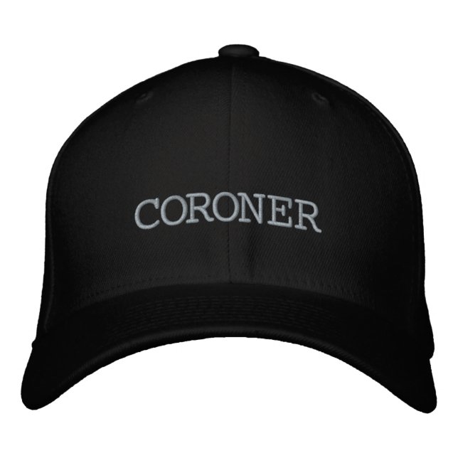 Coroner Black Hat Broderad Keps (Framsida)