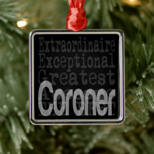 Coroner Extraordinaire Julgransprydnad Metall