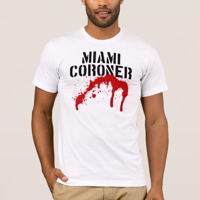 Coroner för Miami MetroPD Tröja (Framsida)
