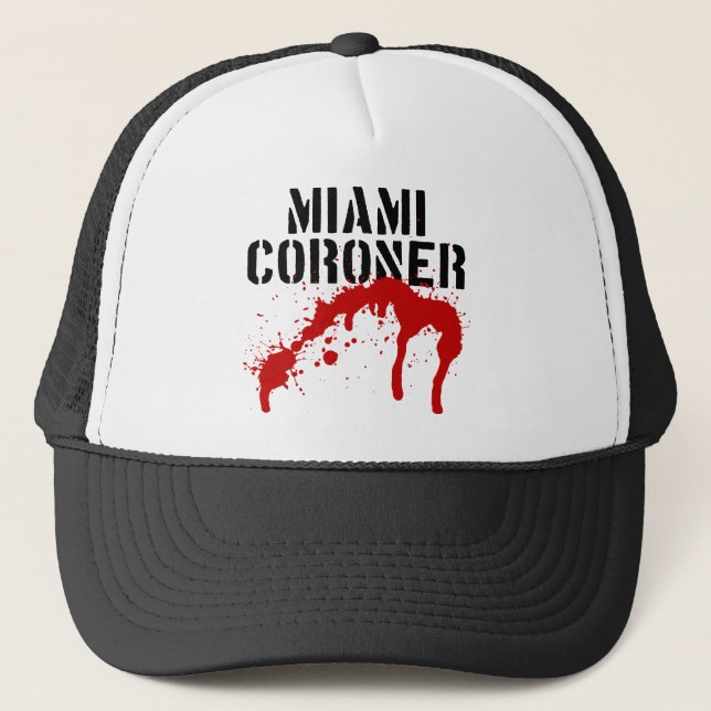 Coroner för Miami MetroPD Truckerkeps (Framsida)