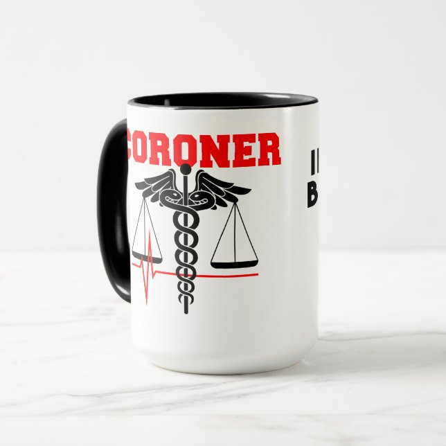 Coroner, MDI, om de är nåt Mugg (Framsida vänster)