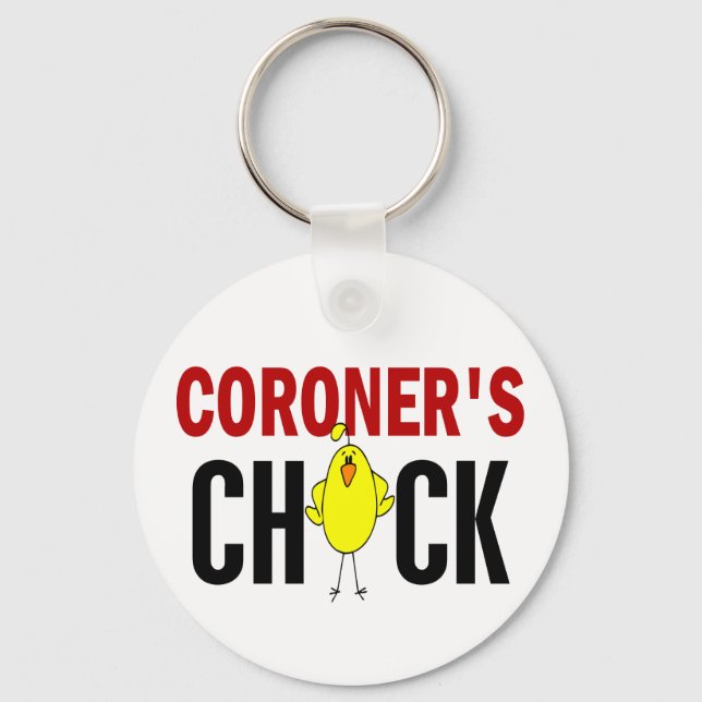 Coroner's Chick Nyckelring (Framsida)