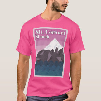 Coronet-berget (Grunge Struktur) T Shirt