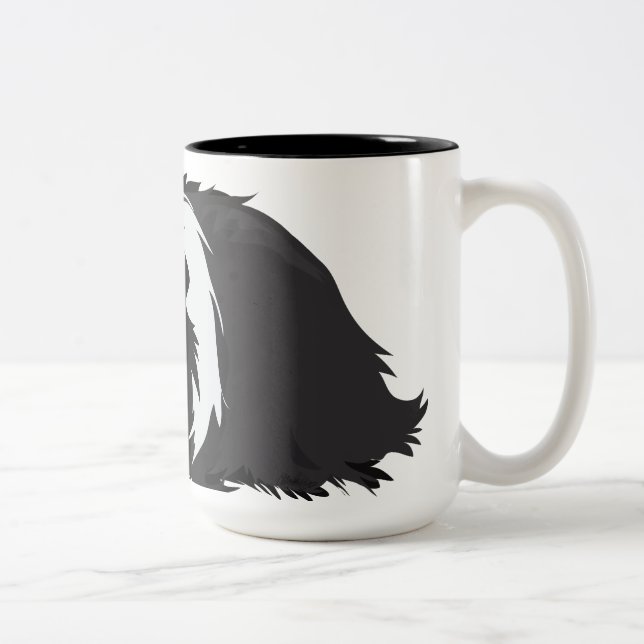 Coronetförsökskaninmugg Två-Tonad Mugg (Höger)