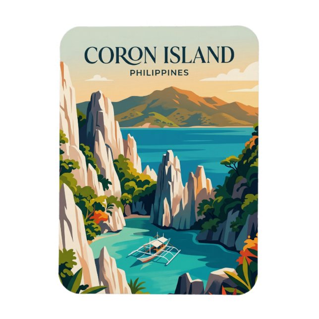 Coronön Filipinerna Magnet (Vertikal)