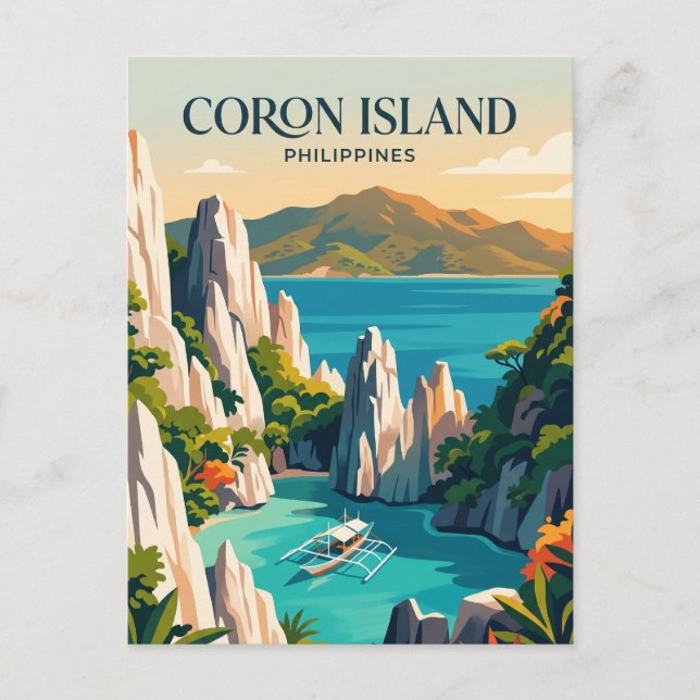 Coronön, Filippinerna Vykort (Framsida)