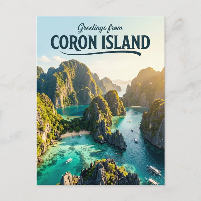 Coronön Philippines Vykort (Framsida)