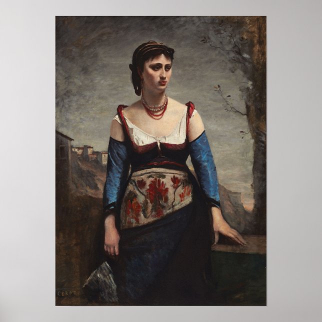 Corot - Agostina Poster (Framsidan)