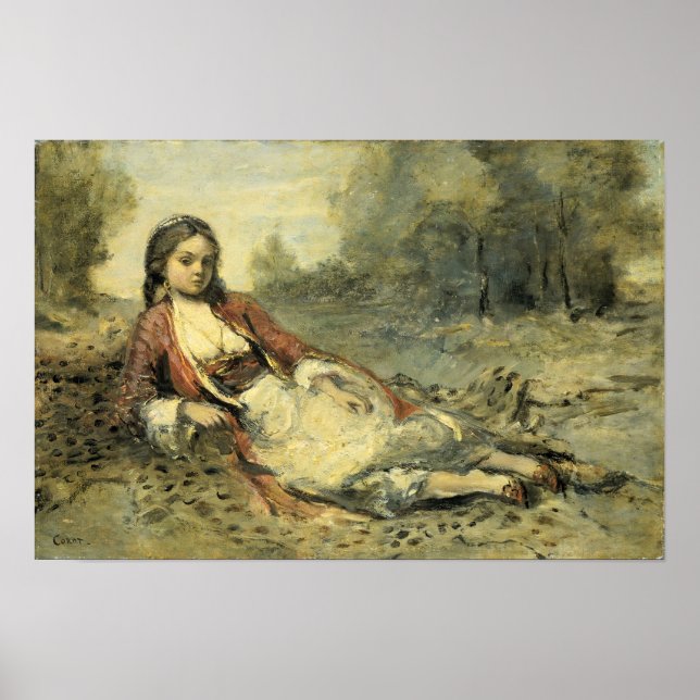 Corot - algerisk poster (Framsidan)