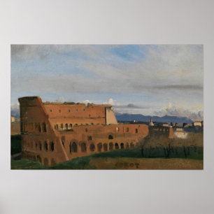 Corot - Coliseum Poster