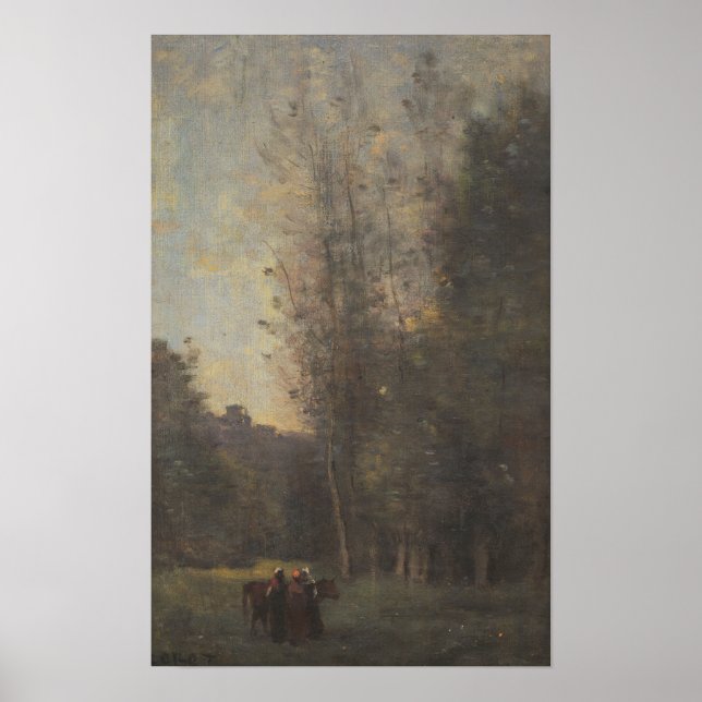 Corot - Den lilla sångaren Poster (Framsidan)
