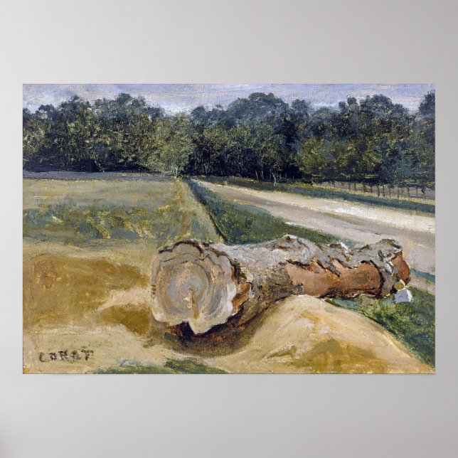 Corot - Fontainebleau Pavé De Chailly Poster (Framsidan)