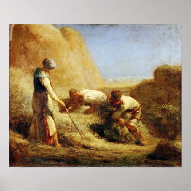 Corot - Haymakers 1850 Poster (Framsidan)