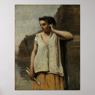Corot - Muse Poster
