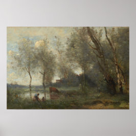 Corot - Pond 1868 Poster