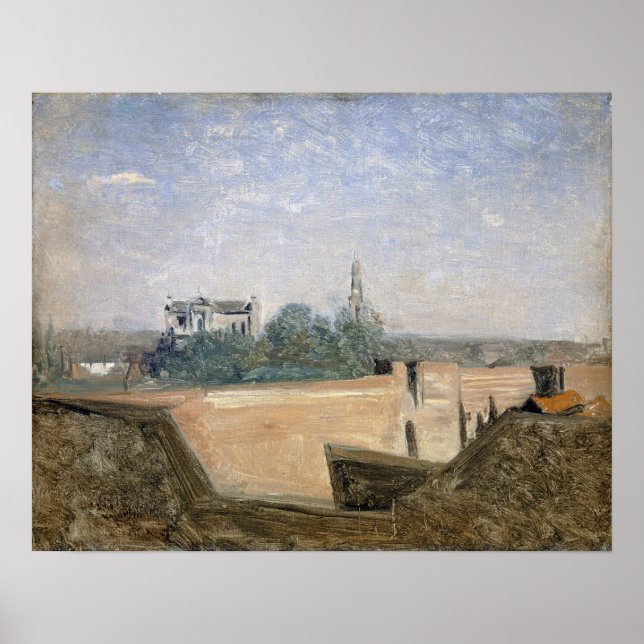 Corot - Ramparts of Arras Poster (Framsidan)