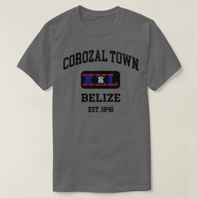 Corozal Town Belize XXL Athletic design T Shirt (Design framsida)