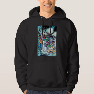 Corp-grupp med ringar sweatshirt med luva