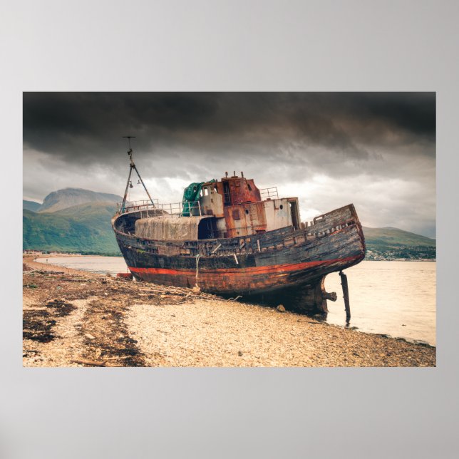 Corpach Wreck Poster (Framsidan)