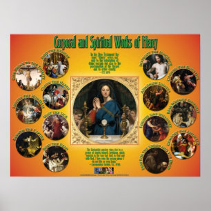 Corporal and Andlig Works of Mercy Poster