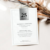 CORPORATE ANNIVERSARY class business silver black