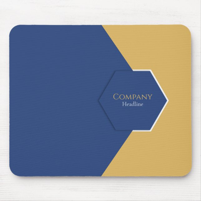 Corporate Blue Mousepad Musmatta (Framsidan)