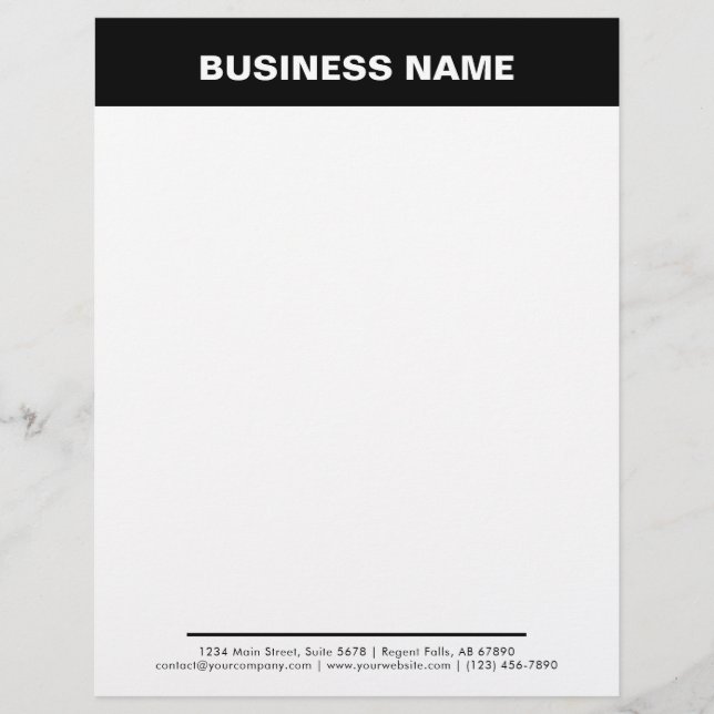 Corporate Branded Professional Promo letterhead Brevhuvud (Framsida)